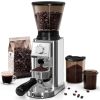 Coffee Grinder with Anti Static, Burr Coffee Bean Grinder for Home Use with 48 Precise Grind Settings, Detachable Funnel Stand for Espresso/Drip/Cold