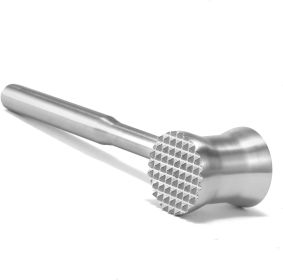 304 Stainless Steel Meat Tenderizer Mallet, Dual Side Meat Hammer Chicken Pounder, Heavy Duty Meat Beater for Steak and Beef, Meat Pounder Kitchen Co