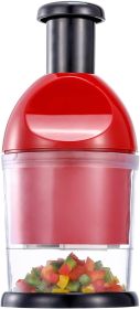 Food Chopper, Hand Chopper Dicer Easy to Clean, Manual Slap Vegetable Cutter Onion Dicer, Garlic Mincer for Onion, Nut, Tomato, Pepper, Celery, etc,