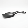 2-in-1 Silicone Spatula Tongs Cooking Tool - Non-Stick Heat Resistant Flipping Tongs for Eggs, Pancakes, Omelets, Steak, and Fish - Ergonomic Kitchen