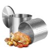 Stainless Steel Stockpot, 100 Quart Large Cooking Pots, Cookware Sauce Pot with Basket, Lid, and Handle, Heavy Duty Commercial Grade Stock Pot, Sandi