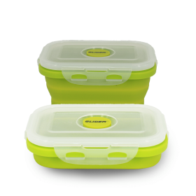 GLIDER S20 Green Bento Premium Lunch Box & Food Storage Container - Large