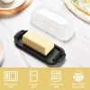 Butter Dish, Butter Container Holds with Clear Lid for Countertop, Unbreakable Butter Keeper for Home Kitchen Decor
