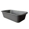 (2 pack) Nonstick 9" x 5" x 2.7" Large Bread and Loaf Pan, Meatloaf, Gray