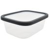 Gray Plastic Microwave Safe Food Storage Container (20 Count)