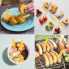 20 Pack 3.54 Inch Large Corn Holders, Stainless Steel Corn on The Cob Holders, Corn on The Grill, Corn on The Cob Skewers with Storage Box for Outdoo