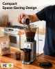 Coffee Grinder with Anti Static, Burr Coffee Bean Grinder for Home Use with 48 Precise Grind Settings, Detachable Funnel Stand for Espresso/Drip/Cold