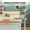 Commercial Can Opener, Heavy-Duty Manual Tabletop Cans Opener for Cans Up to 15.75 in Height, Height-Adjustable Can Openers Fixed with Screws & Table