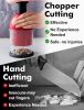 Food Chopper, Hand Chopper Dicer Easy to Clean, Manual Slap Vegetable Cutter Onion Dicer, Garlic Mincer for Onion, Nut, Tomato, Pepper, Celery, etc,