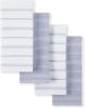 Albany Kitchen Towel 4-Pack Set, Lavender Cream/White, 16"x26"