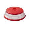 Microwave Cover For Food; 1pc Microwave Splatter Cover; Heating Folding Cover; Silicone Fresh-keeping Cover; Oil-proof Splash-proof Cover With Hook C