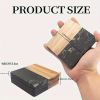 Set of 20 Marble Coasters in Black And White, Elegantly Designed And Compact, Suitable for Hand Washing. Ideal for Protecting Tables in Restaurants A
