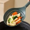 Nylon drainage spoon home kitchen large drainage spoon fishing dumplings fishing noodles spoon strainer food grade high temperature resistant straine