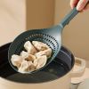 Nylon drainage spoon home kitchen large drainage spoon fishing dumplings fishing noodles spoon strainer food grade high temperature resistant straine